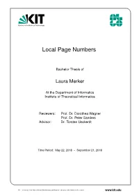 Local Page Numbers