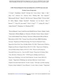 LSD1-Mediated Epigenetic Reprogramming Drives CENPE Expression And