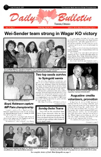 Wei-Sender Team Strong in Wagar KO Victory