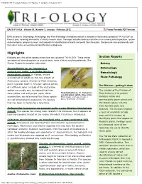 FDACS DPI Tri-Ology Volume 51, Number 1, January - February 2012