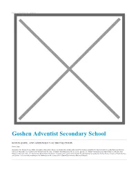Goshen Adventist Secondary School