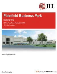 Plainfield Business Park Building One 2370 E