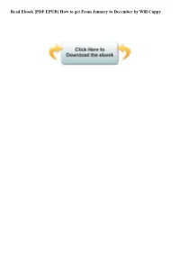 Read Ebook {PDF EPUB} How to Get from January to December by Will Cuppy How to Get from January to December by Will Cuppy