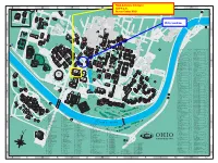 Athens Campus Map with Building Notes