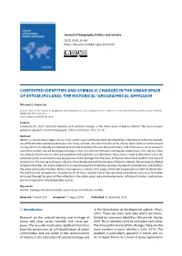 Contested Identities and Symbolic Changes in the Urban Space of Bytom (Poland)
