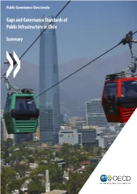 Gaps and Governance Standards of Public Infrastructure in Chile