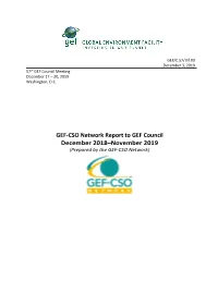 Prepared by the GEF-CSO Network)