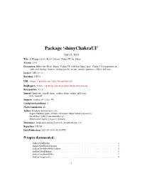 Shinychakraui: a Wrapper of the 'React' Library 'Chakra UI' for 'Shiny'