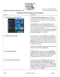 Windows Essentials with Windows 10 Brian M