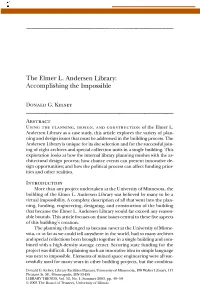 ABSTRACT USINGTHE PLANNING, DESIGN, and CONSTRUCTION of the Elmer L