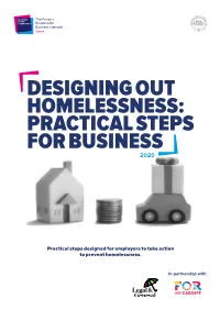 Designing out Homelessness: Practical Steps for Business 2020