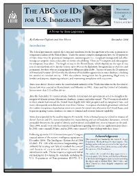 The Abcs of Ids for U.S