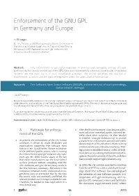 Enforcement of the GNU GPL in Germany and Europe by Till Jaeger Dr