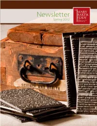 Newsletter Spring 2012 Contents