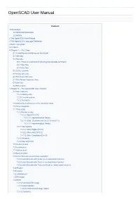 Openscad User Manual (PDF)