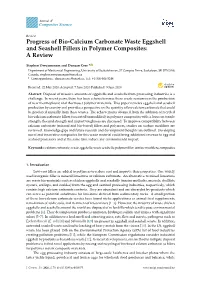 Progress of Bio-Calcium Carbonate Waste Eggshell and Seashell Fillers in Polymer Composites: a Review
