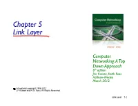 Chapter 5 Link Layer