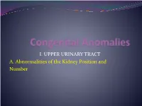 Congenital Anomalies 899 Which Tend to Decrease in Caliber After Excision of the Aperistaltic Distal Segment
