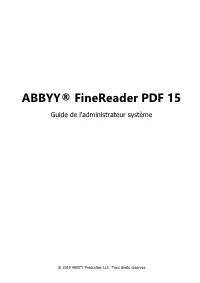 ABBYY® Finereader PDF 15