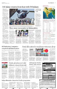 IAF Plane Returns from Iran with 58 Indians