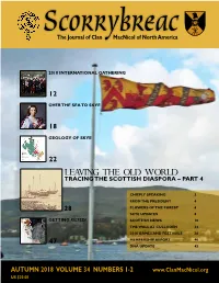 Leaving the Old World Tracing the Scottish Diaspora – Part 4