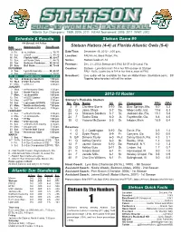 Stetson by the Numbers Location