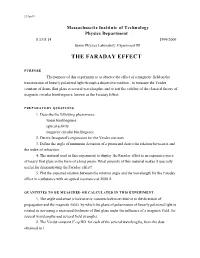 The Faraday Effect