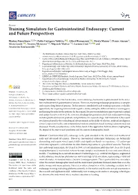Training Simulators for Gastrointestinal Endoscopy: Current and Future Perspectives