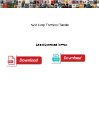 Avid Carp Terminal Tackle