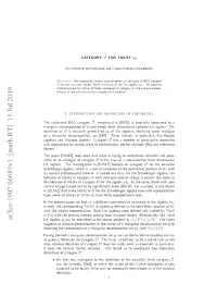Arxiv:1907.06685V1 [Math.RT]
