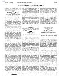 Extensions of Remarks E387 EXTENSIONS of REMARKS