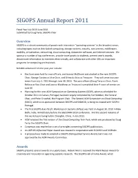 SIGOPS Annual Report 2011