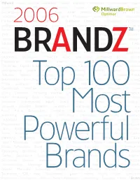 2006 Brandz Ranking Report.Pdf