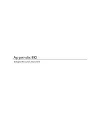 Appendix BIO Biological Resources Assessment