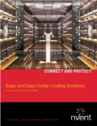 Edge and Data Center Cooling Solutions Precision and High Density Liquid Cooling