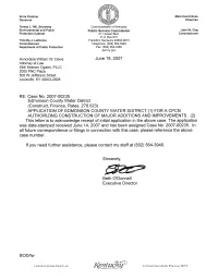 June 18,2007 RE: Case No. 2007