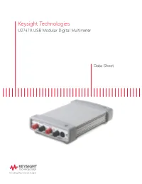 Keysight Technologies U2741A USB Modular Digital Multimeter