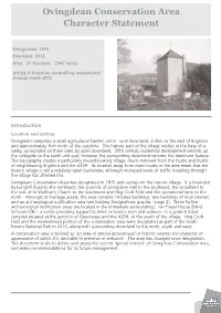 Ovingdean Conservation Area Character Statement