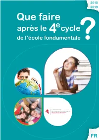 Que Faire Après Le 4E Cycle De L