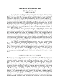 Reinterpreting the Mentality of Apes