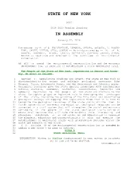 State of New York in Assembly