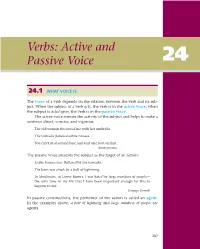 Active and Passive Voice 24
