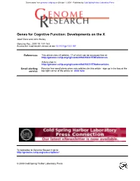 Genes for Cognitive Function: Developments on the X