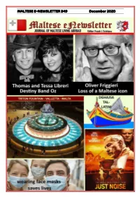 MALTESE E-NEWSLETTER 349 December 2020