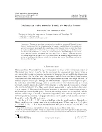 Models of Type Theory Based on Moore Paths ∗