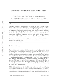Darboux Cyclides and Webs from Circles