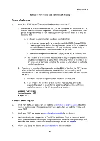 DCC Rontec Merger Inquiry Appendices and Glossary