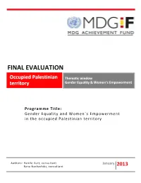 Final Evaluation