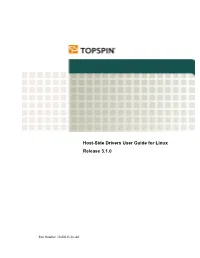Host-Side Drivers User Guide for Linux Release 3.1.0