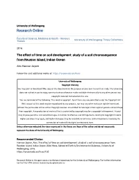 The Effect of Time on Soil Development: Study of a Soil Chronosequence from Reunion Island, Indian Ocean